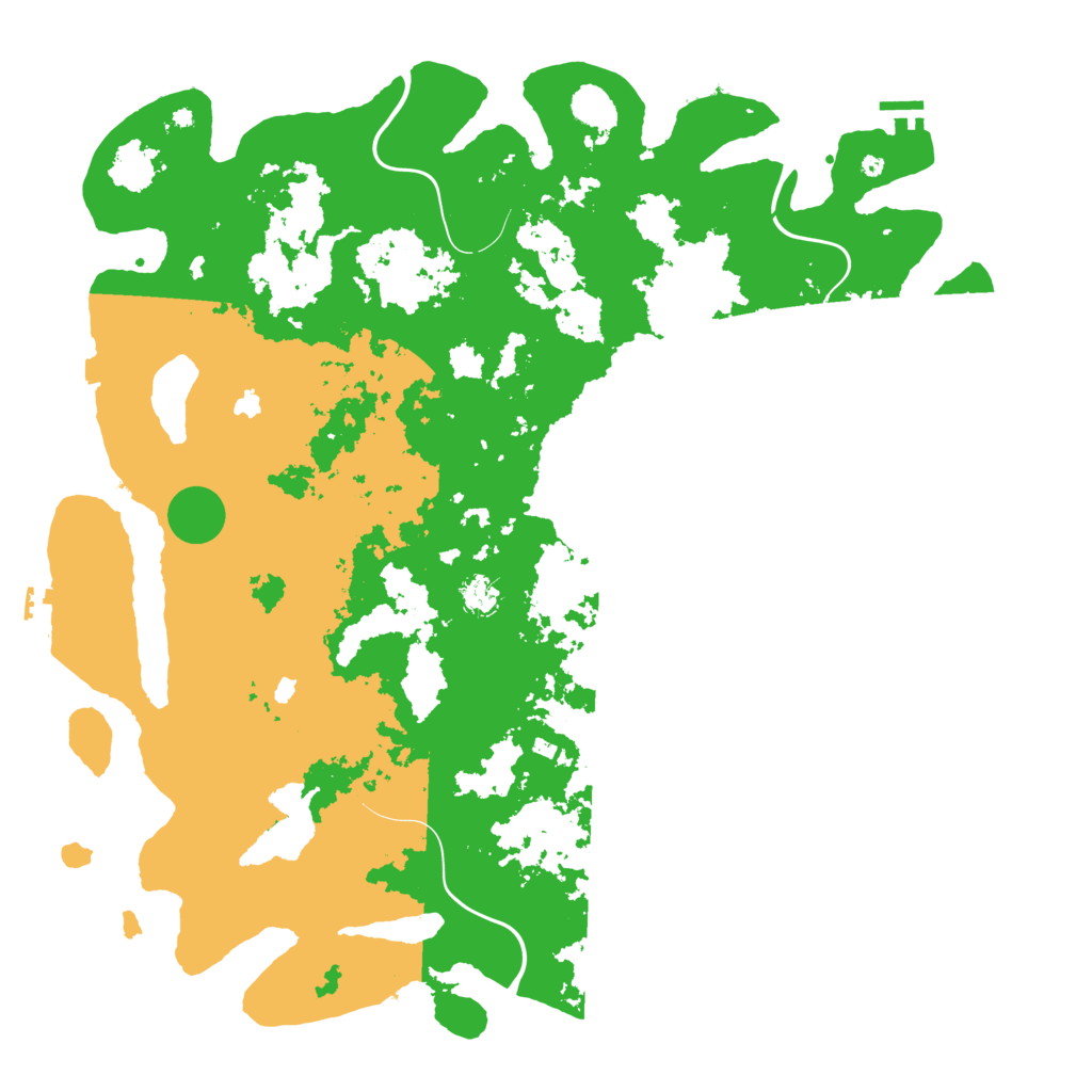 Biome Rust Map: Procedural Map, Size: 5000, Seed: 172319564
