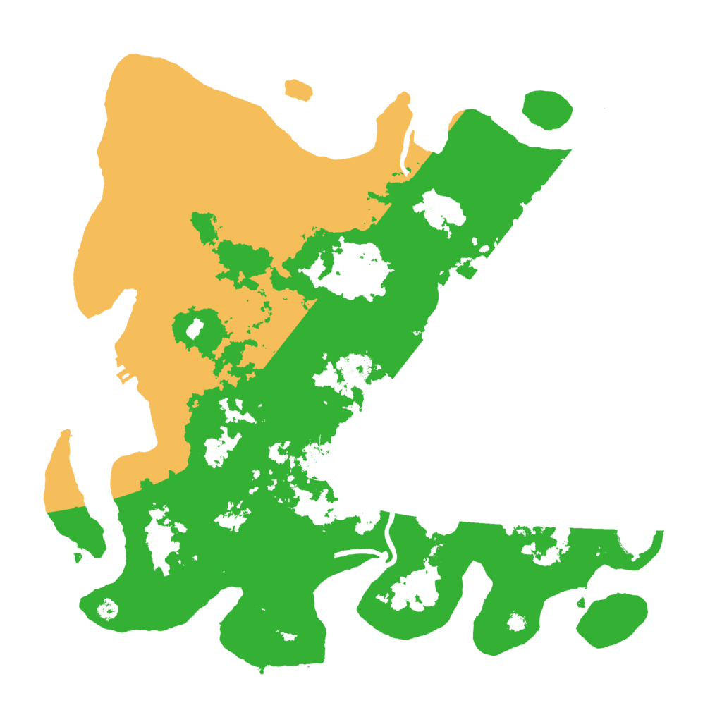 Biome Rust Map: Procedural Map, Size: 3700, Seed: 15170044