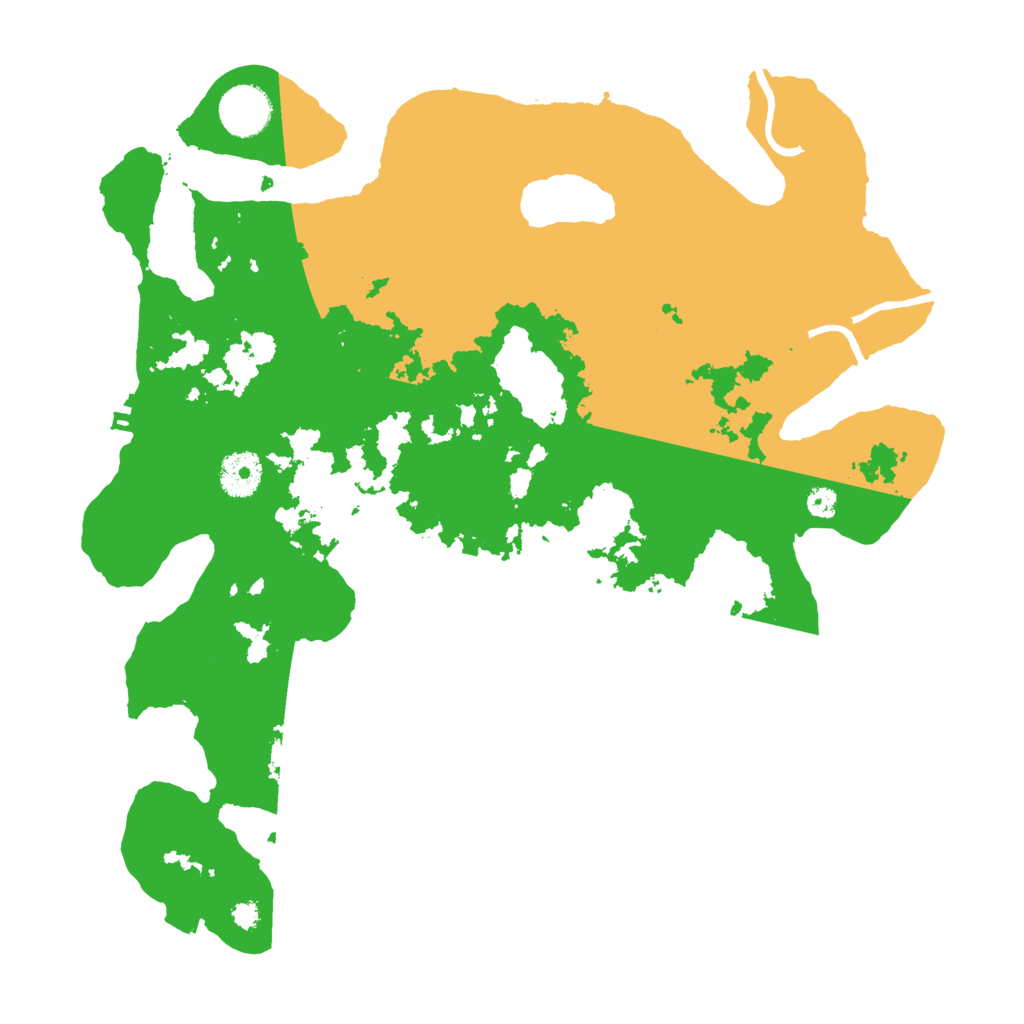 Biome Rust Map: Procedural Map, Size: 3500, Seed: 70836880