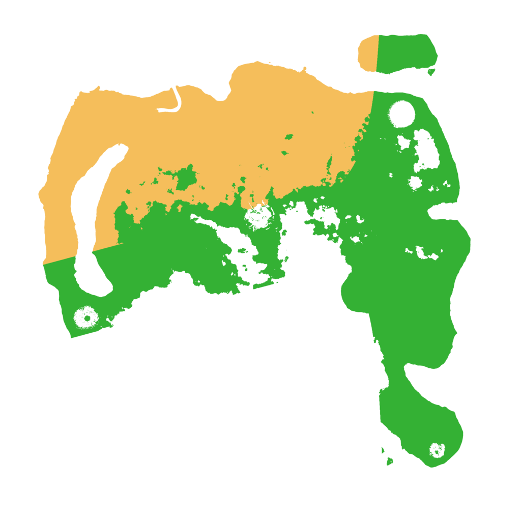 Biome Rust Map: Procedural Map, Size: 3500, Seed: 527939370