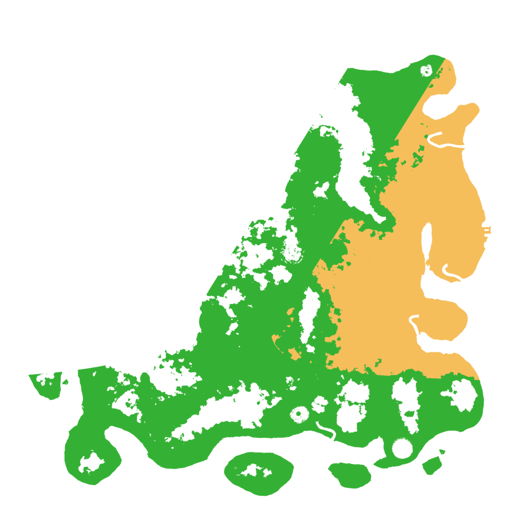 Biome Rust Map: Procedural Map, Size: 4500, Seed: 114810514