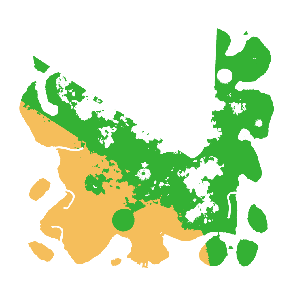 Biome Rust Map: Procedural Map, Size: 3500, Seed: 89665313