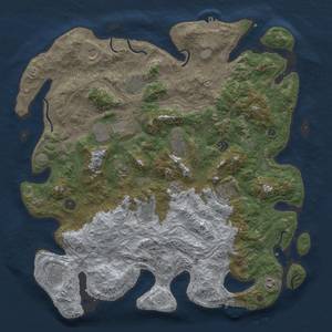 Thumbnail Rust Map: Procedural Map, Size: 4500, Seed: 653951968, 19 Monuments