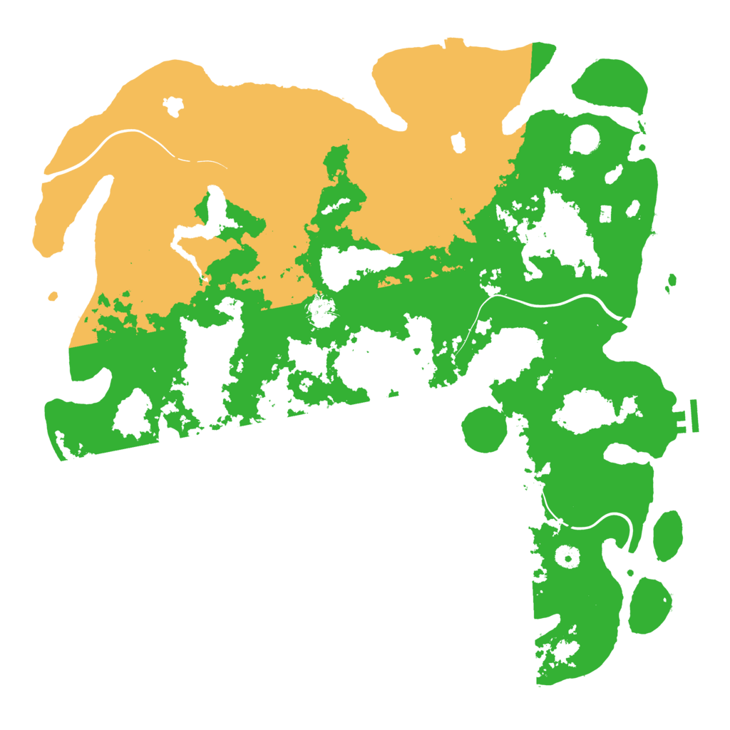 Biome Rust Map: Procedural Map, Size: 4500, Seed: 653951968