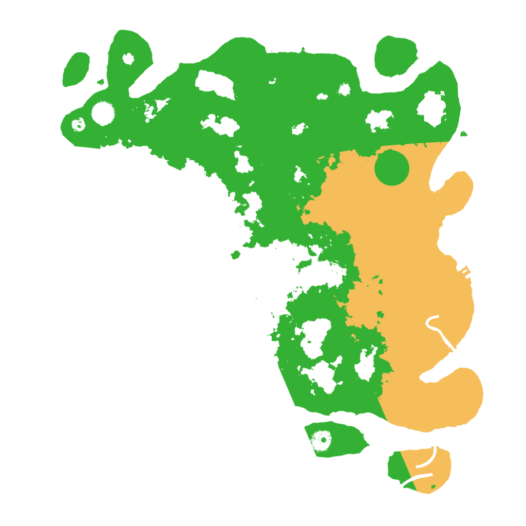 Biome Rust Map: Procedural Map, Size: 4000, Seed: 4174800