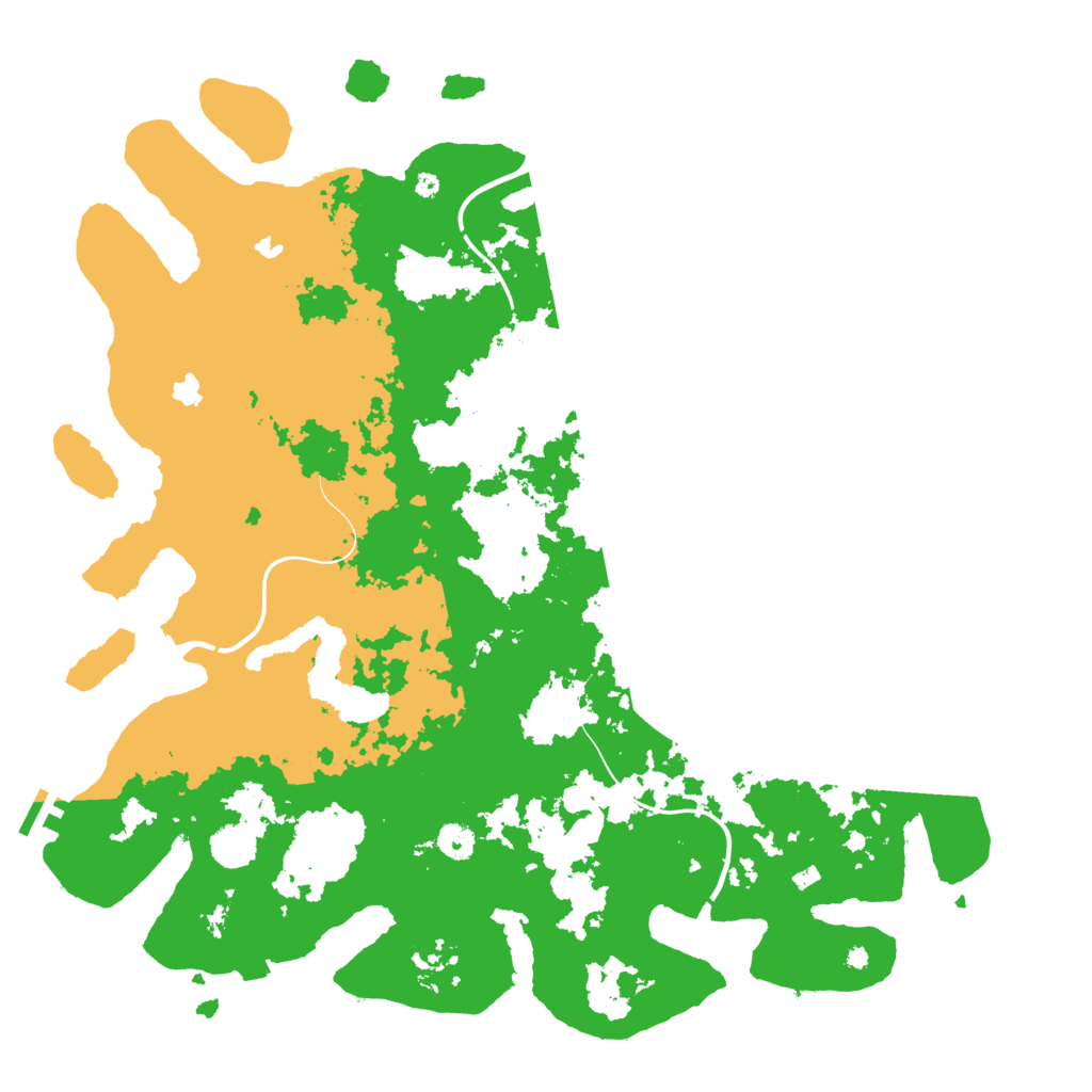 Biome Rust Map: Procedural Map, Size: 4500, Seed: 9920