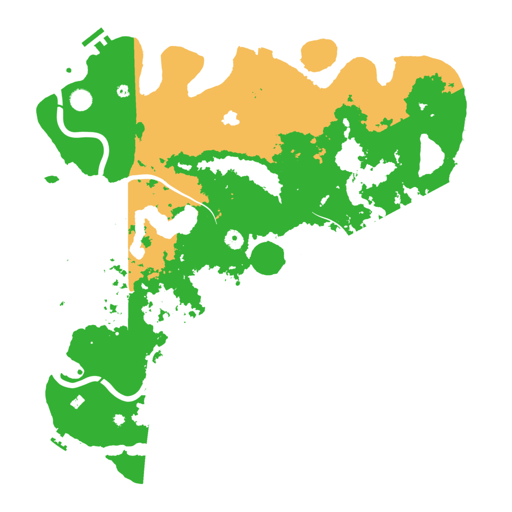 Biome Rust Map: Procedural Map, Size: 4100, Seed: 39509760