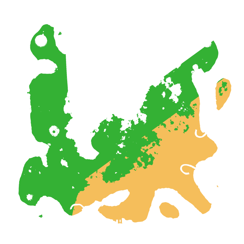 Biome Rust Map: Procedural Map, Size: 3600, Seed: 56262459