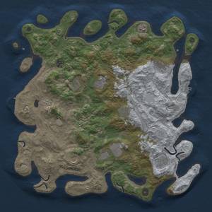 Thumbnail Rust Map: Procedural Map, Size: 4250, Seed: 987387132, 18 Monuments