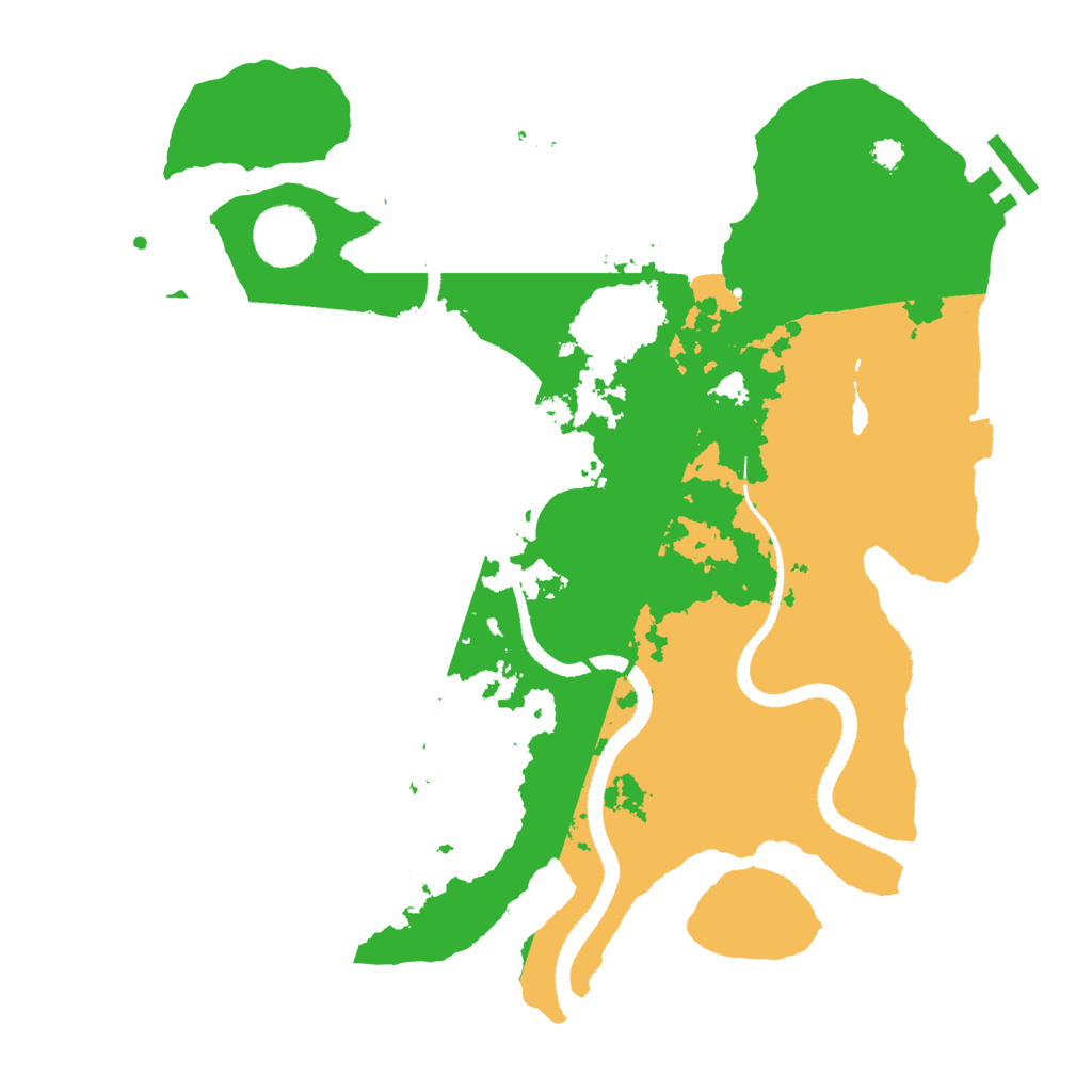 Biome Rust Map: Procedural Map, Size: 3250, Seed: 1289688894