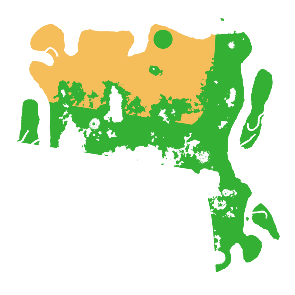 Biome Rust Map: Procedural Map, Size: 4100, Seed: 22847147