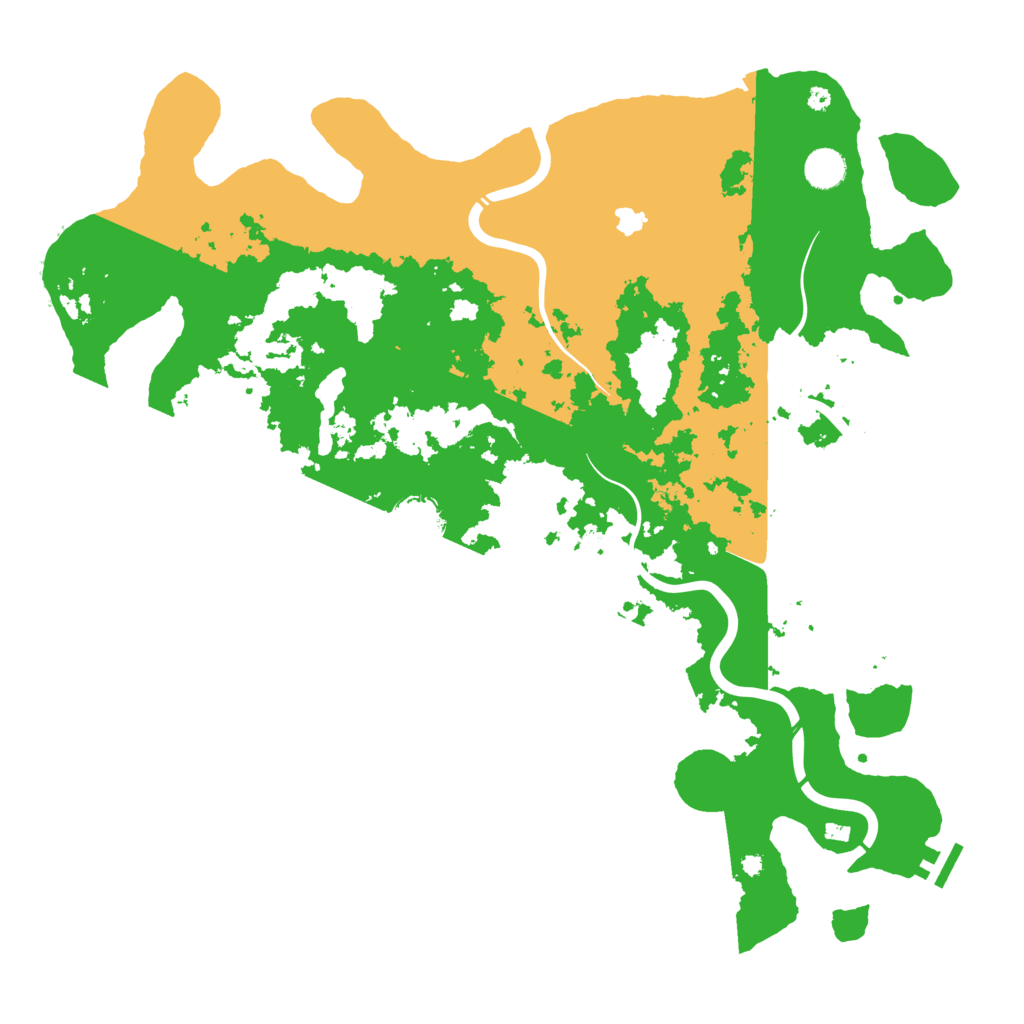 Biome Rust Map: Procedural Map, Size: 4400, Seed: 94466857