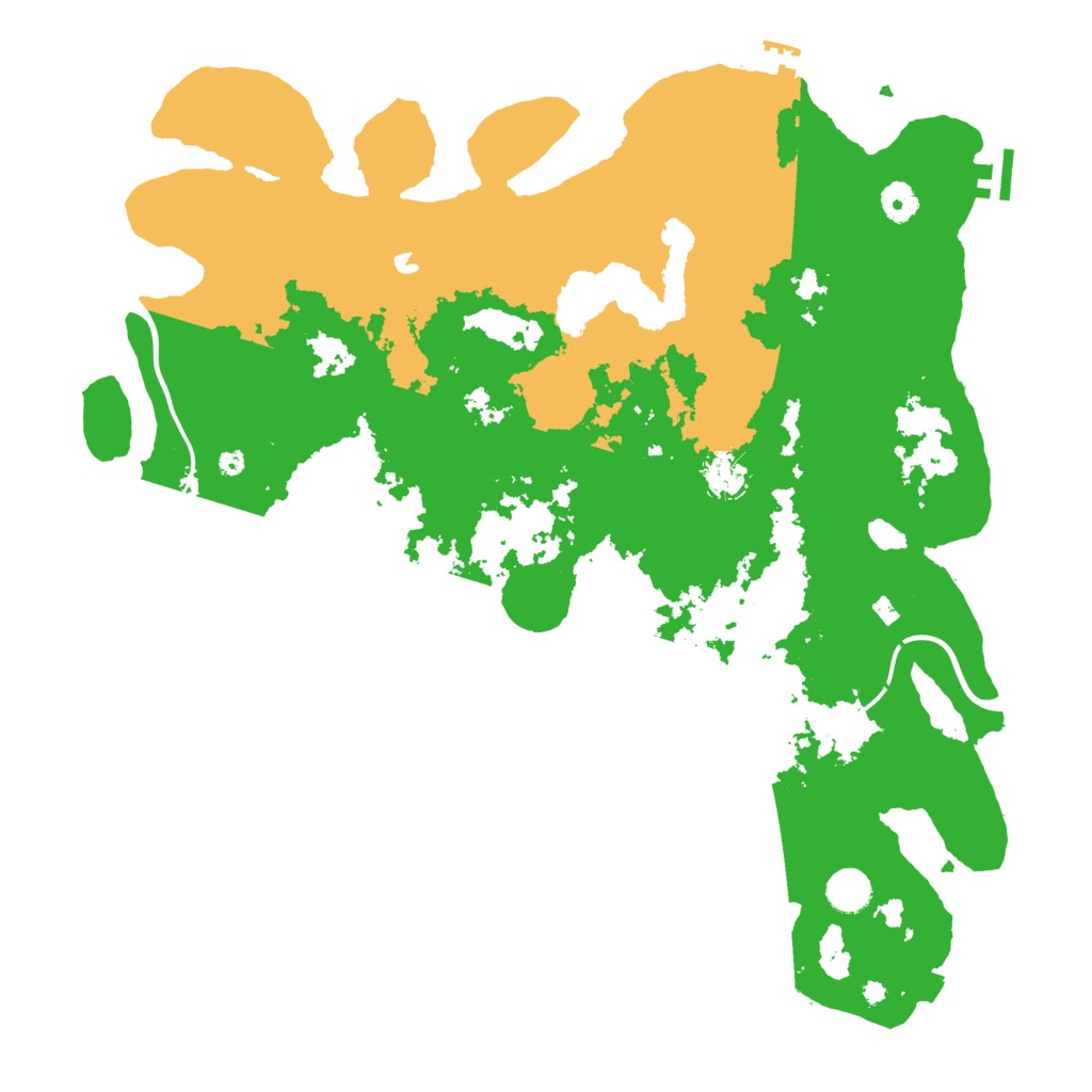 Biome Rust Map: Procedural Map, Size: 4300, Seed: 264551