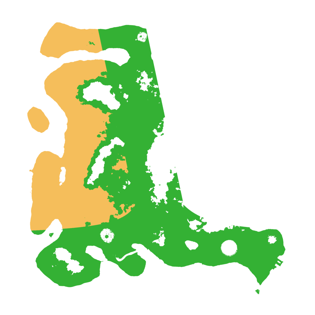 Biome Rust Map: Procedural Map, Size: 3500, Seed: 33723457