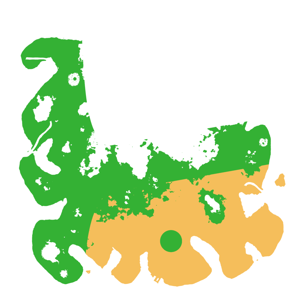 Biome Rust Map: Procedural Map, Size: 3700, Seed: 1843851