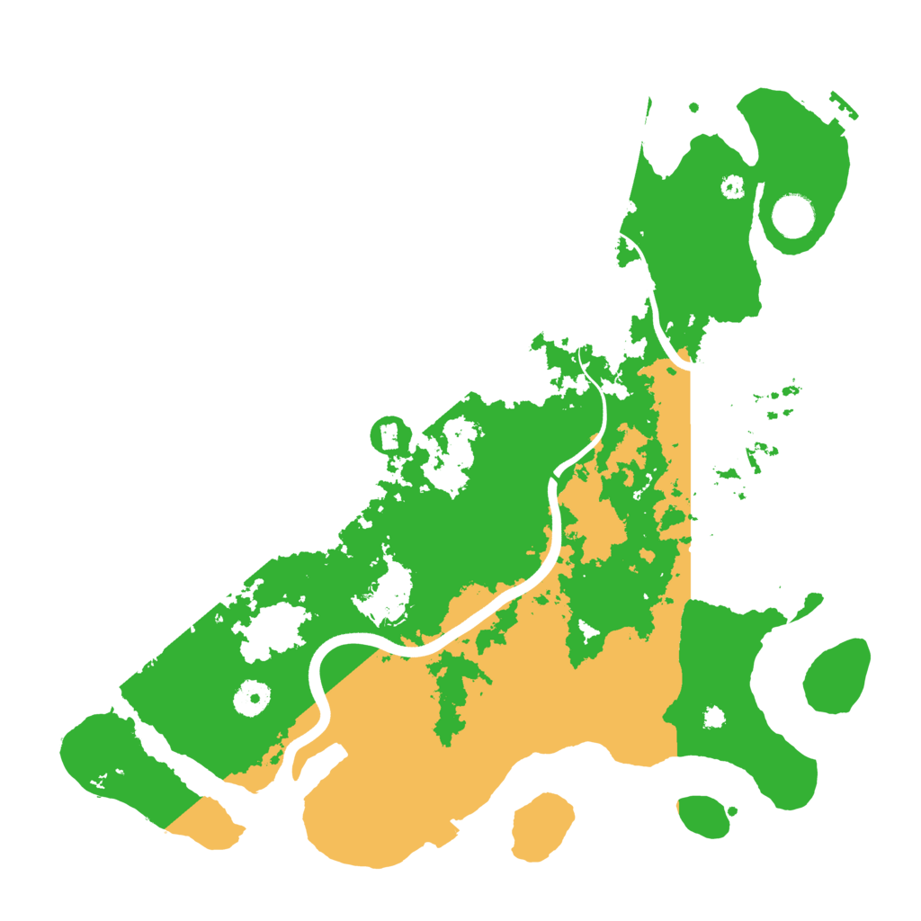 Biome Rust Map: Procedural Map, Size: 3850, Seed: 69755625