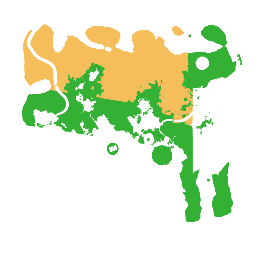 Biome Rust Map: Procedural Map, Size: 3500, Seed: 357510540