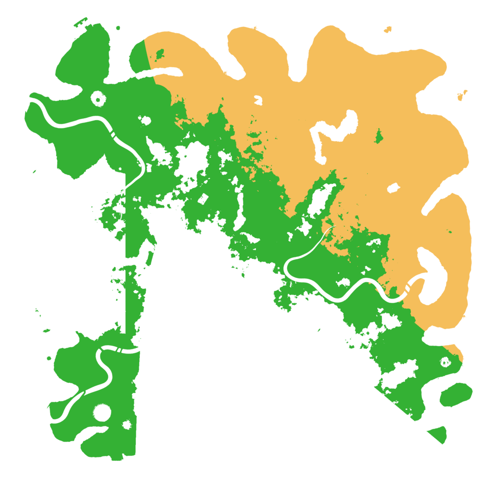Biome Rust Map: Procedural Map, Size: 5000, Seed: 277773126