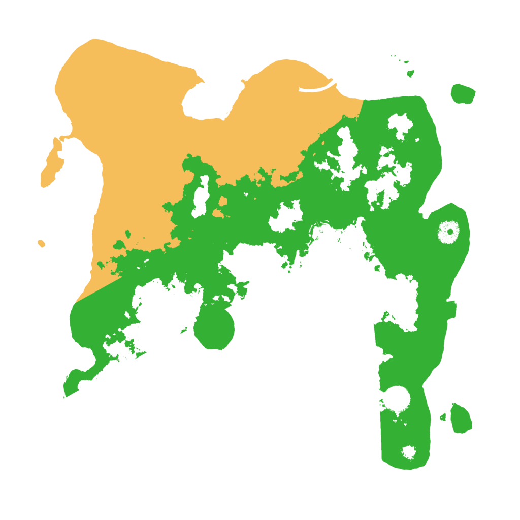 Biome Rust Map: Procedural Map, Size: 3500, Seed: 1089571892
