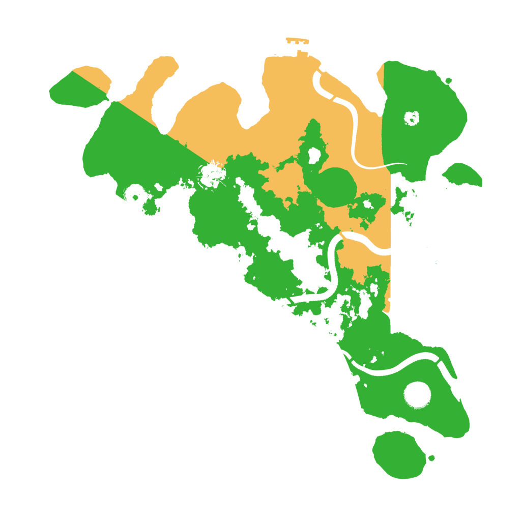 Biome Rust Map: Procedural Map, Size: 3450, Seed: 50598123
