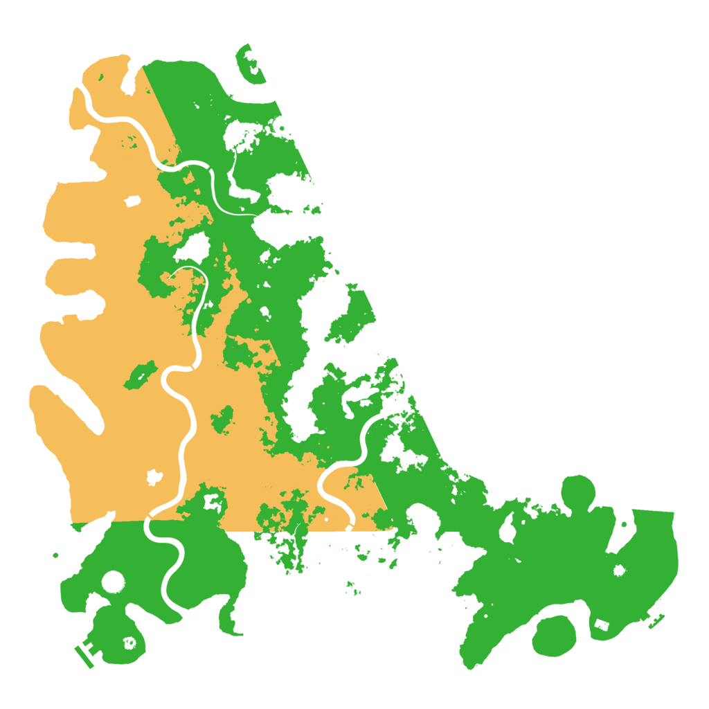 Biome Rust Map: Procedural Map, Size: 5500, Seed: 6297284