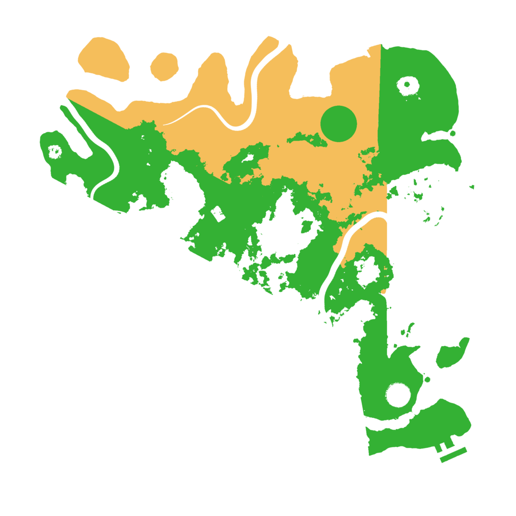 Biome Rust Map: Procedural Map, Size: 3750, Seed: 81166801