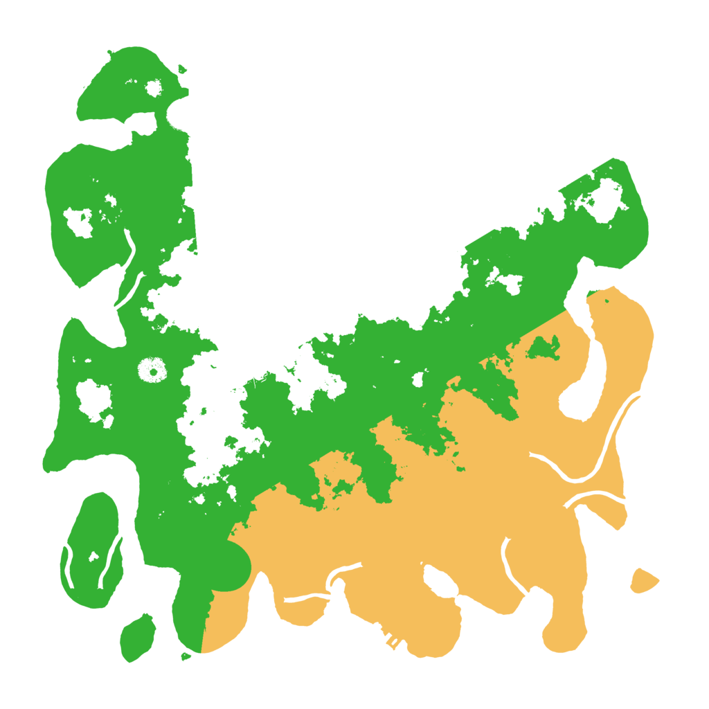 Biome Rust Map: Procedural Map, Size: 3900, Seed: 66954985