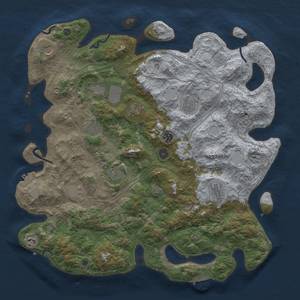 Thumbnail Rust Map: Procedural Map, Size: 4500, Seed: 1231737492, 19 Monuments