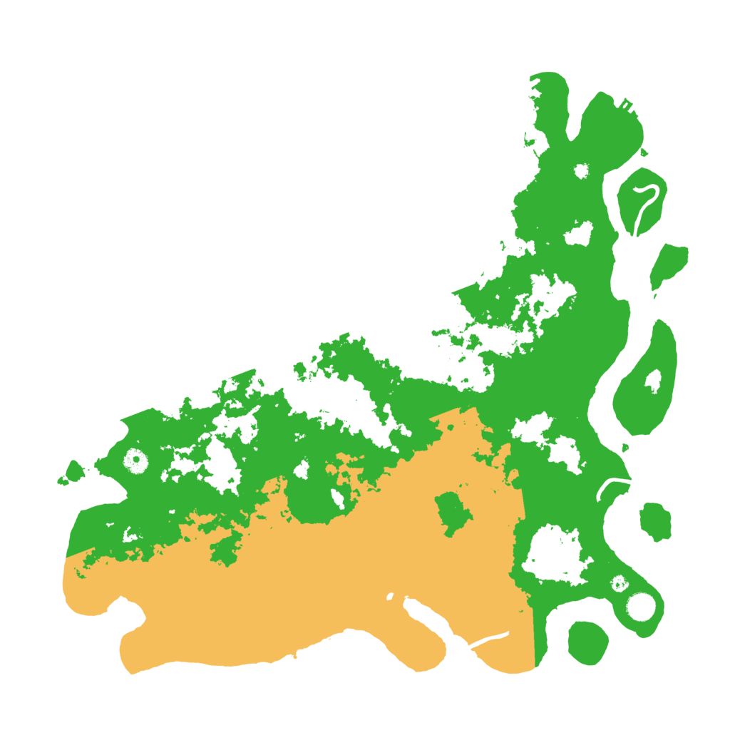 Biome Rust Map: Procedural Map, Size: 4500, Seed: 1989419706