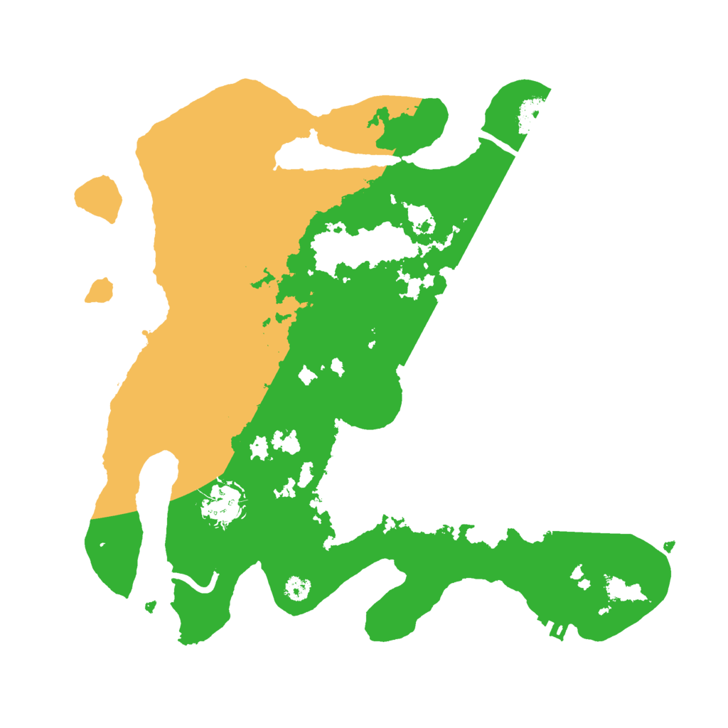 Biome Rust Map: Procedural Map, Size: 3000, Seed: 791809737