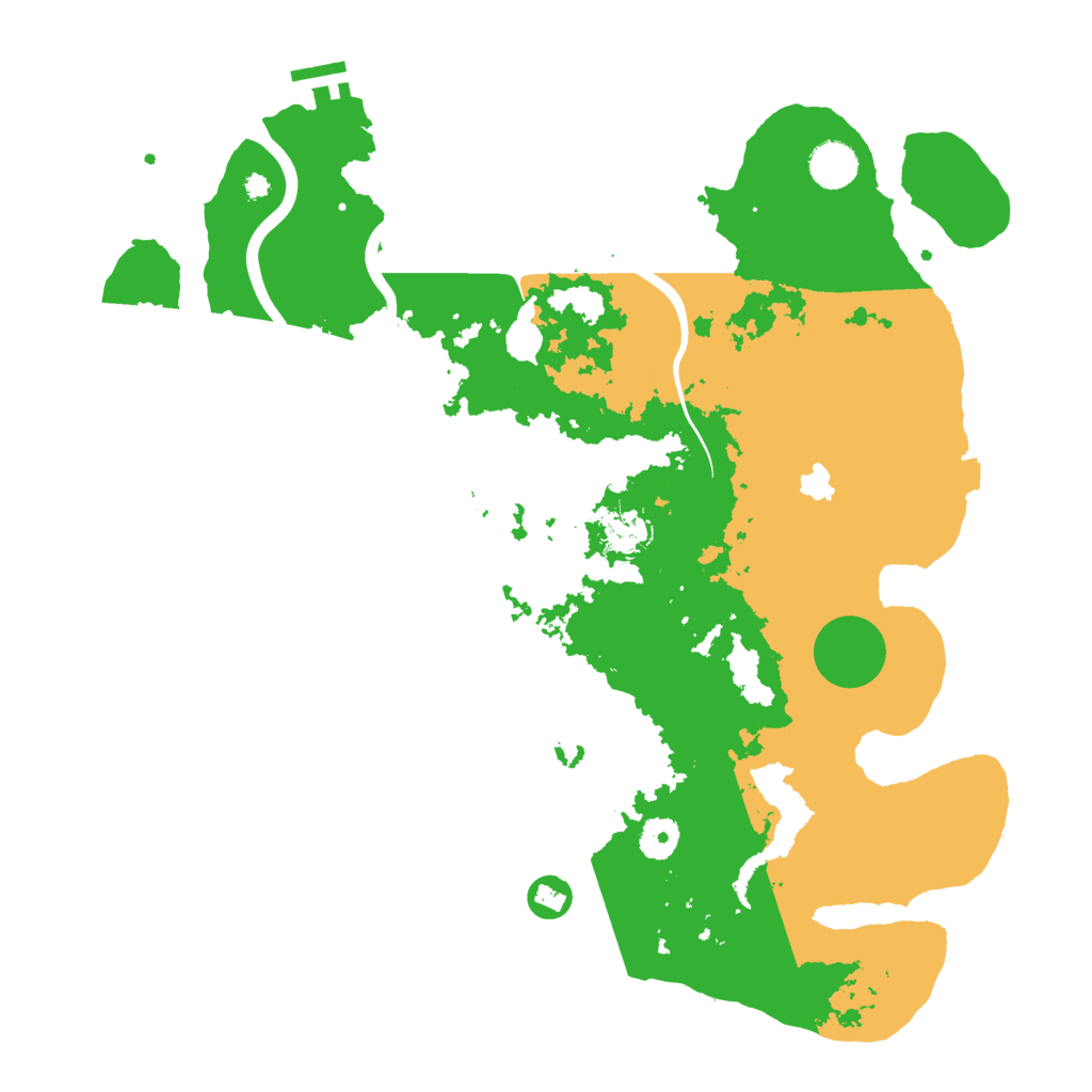 Biome Rust Map: Procedural Map, Size: 4000, Seed: 874209001