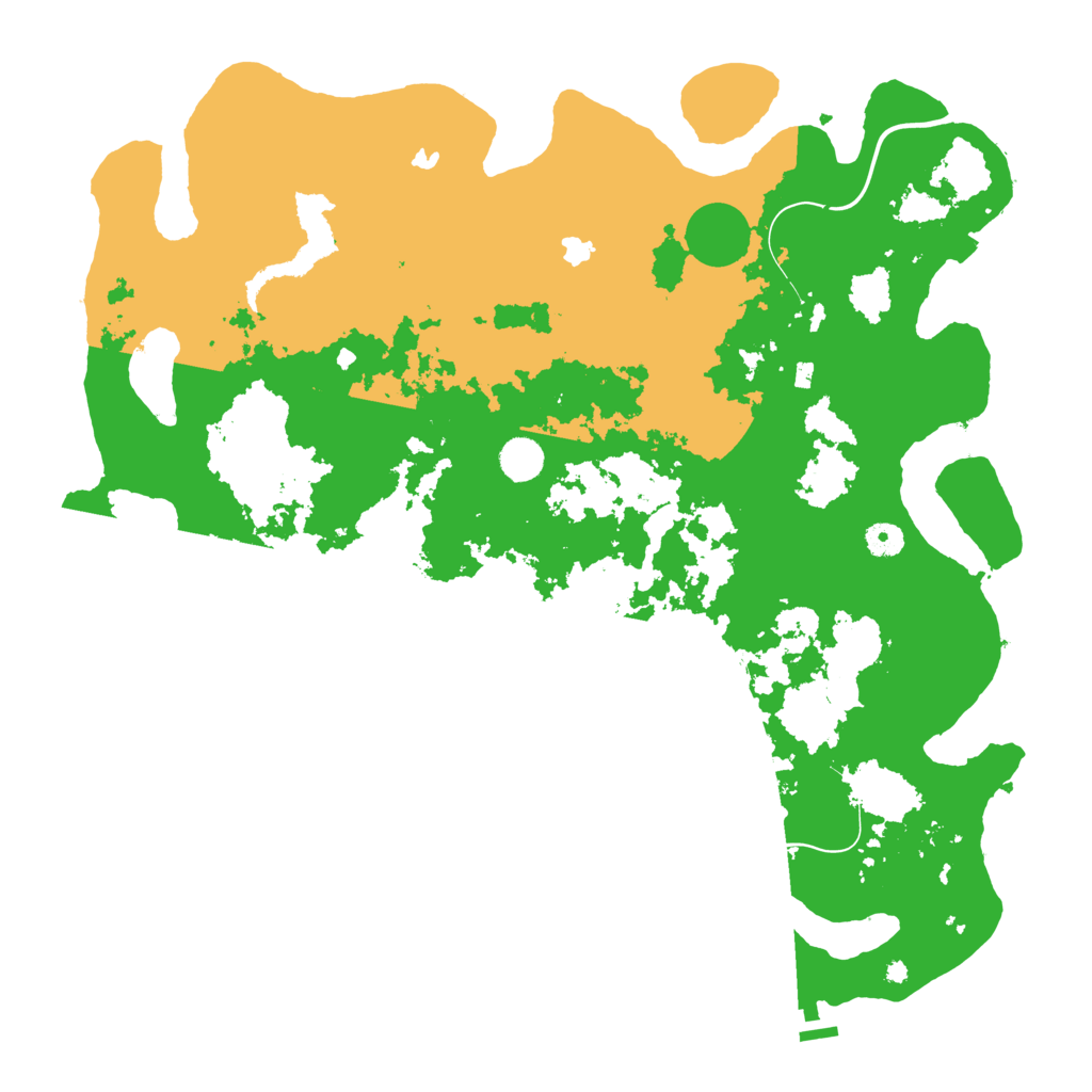 Biome Rust Map: Procedural Map, Size: 4500, Seed: 610313607