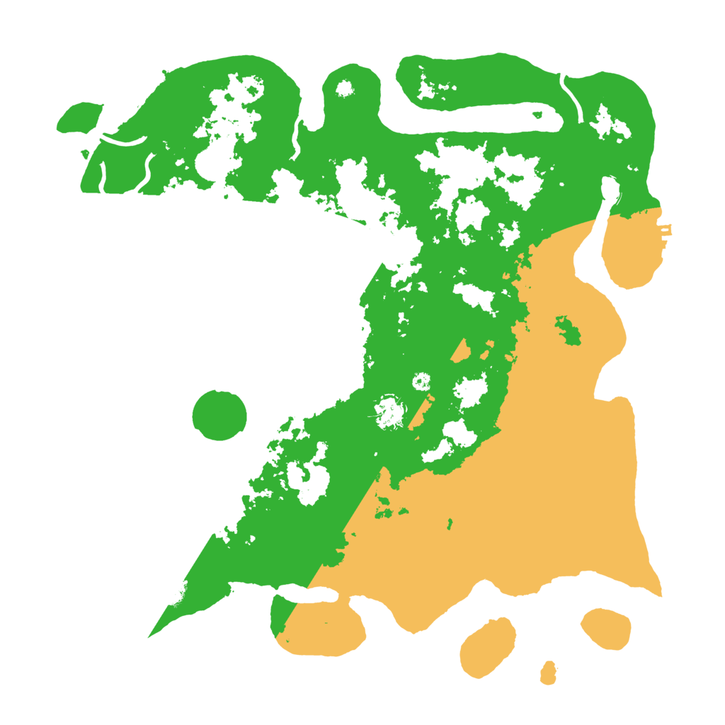 Biome Rust Map: Procedural Map, Size: 3988, Seed: 542611
