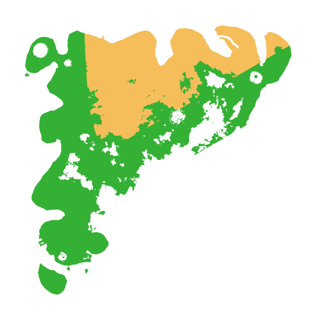 Biome Rust Map: Procedural Map, Size: 3850, Seed: 9