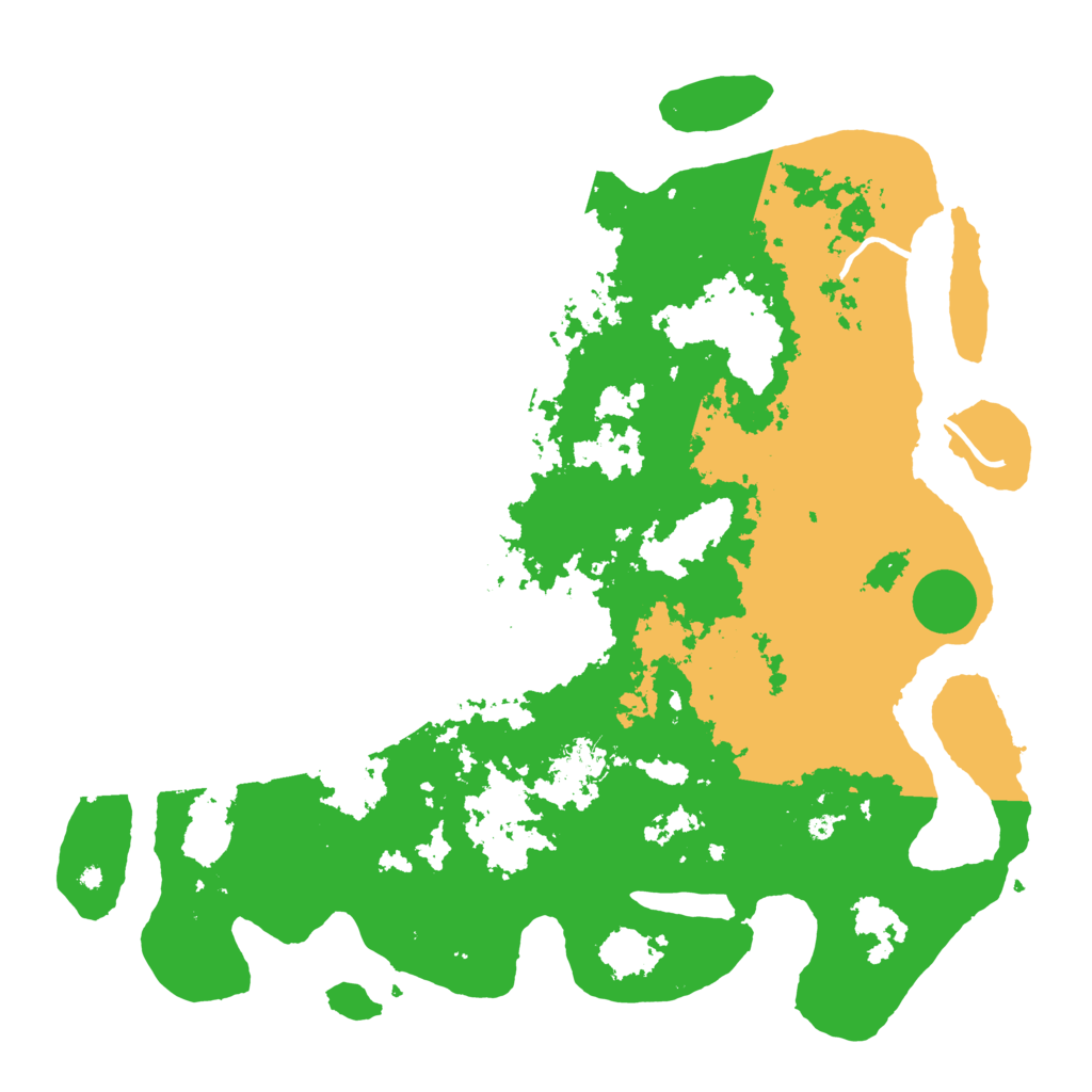 Biome Rust Map: Procedural Map, Size: 4500, Seed: 1740706184