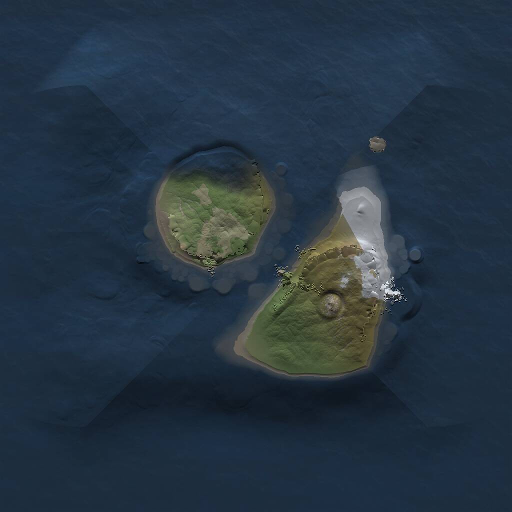 Rust Map: Procedural Map, Size: 1231, Seed: 2055201786, 1 Monuments