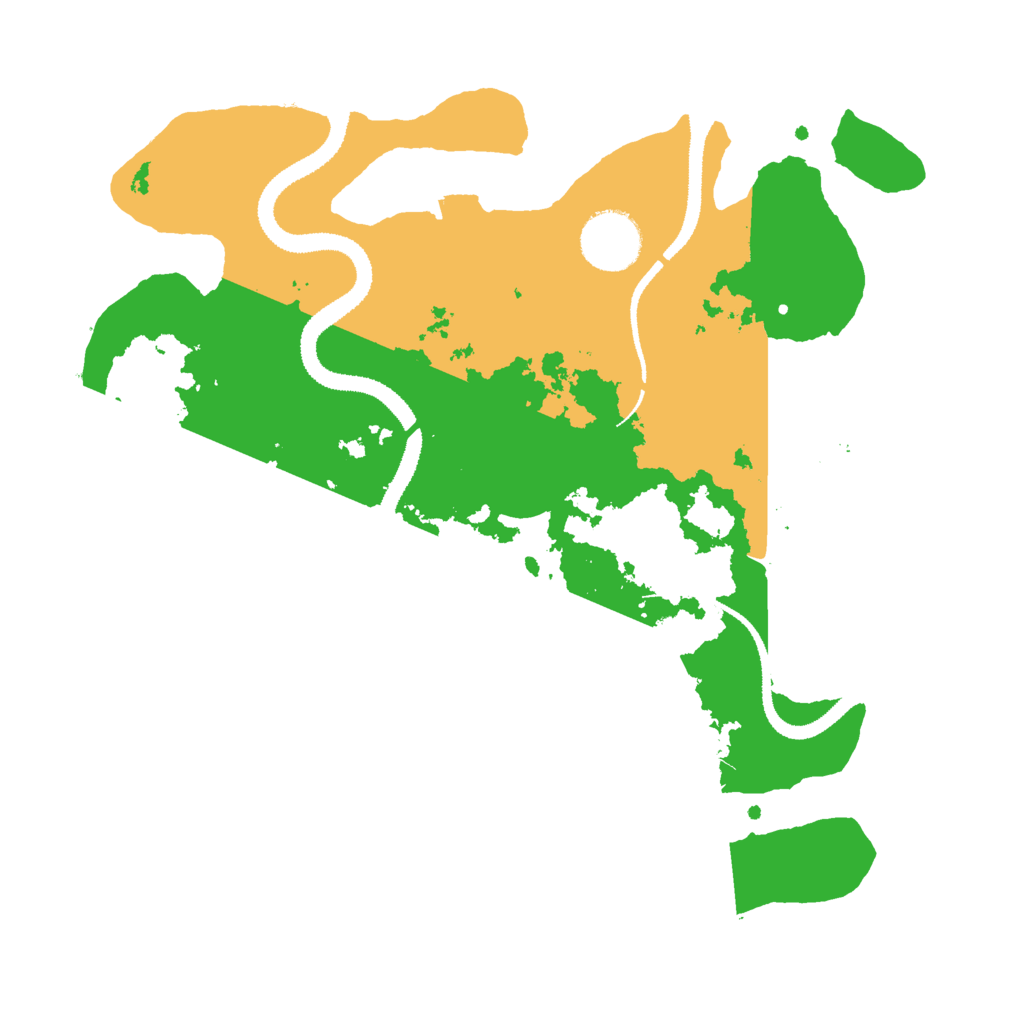 Biome Rust Map: Procedural Map, Size: 3000, Seed: 1169713822