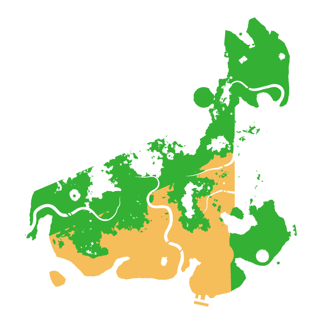 Biome Rust Map: Procedural Map, Size: 4300, Seed: 84635168