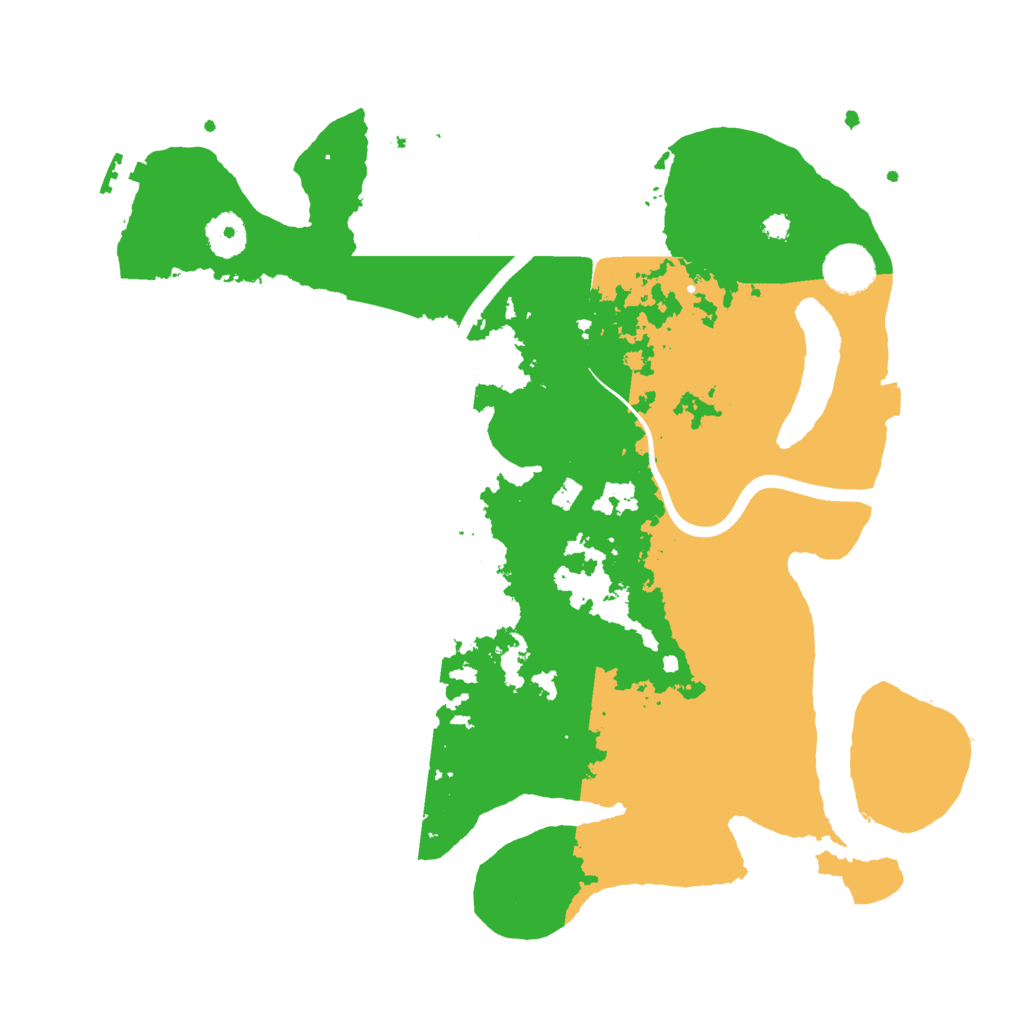 Biome Rust Map: Procedural Map, Size: 3600, Seed: 4395275