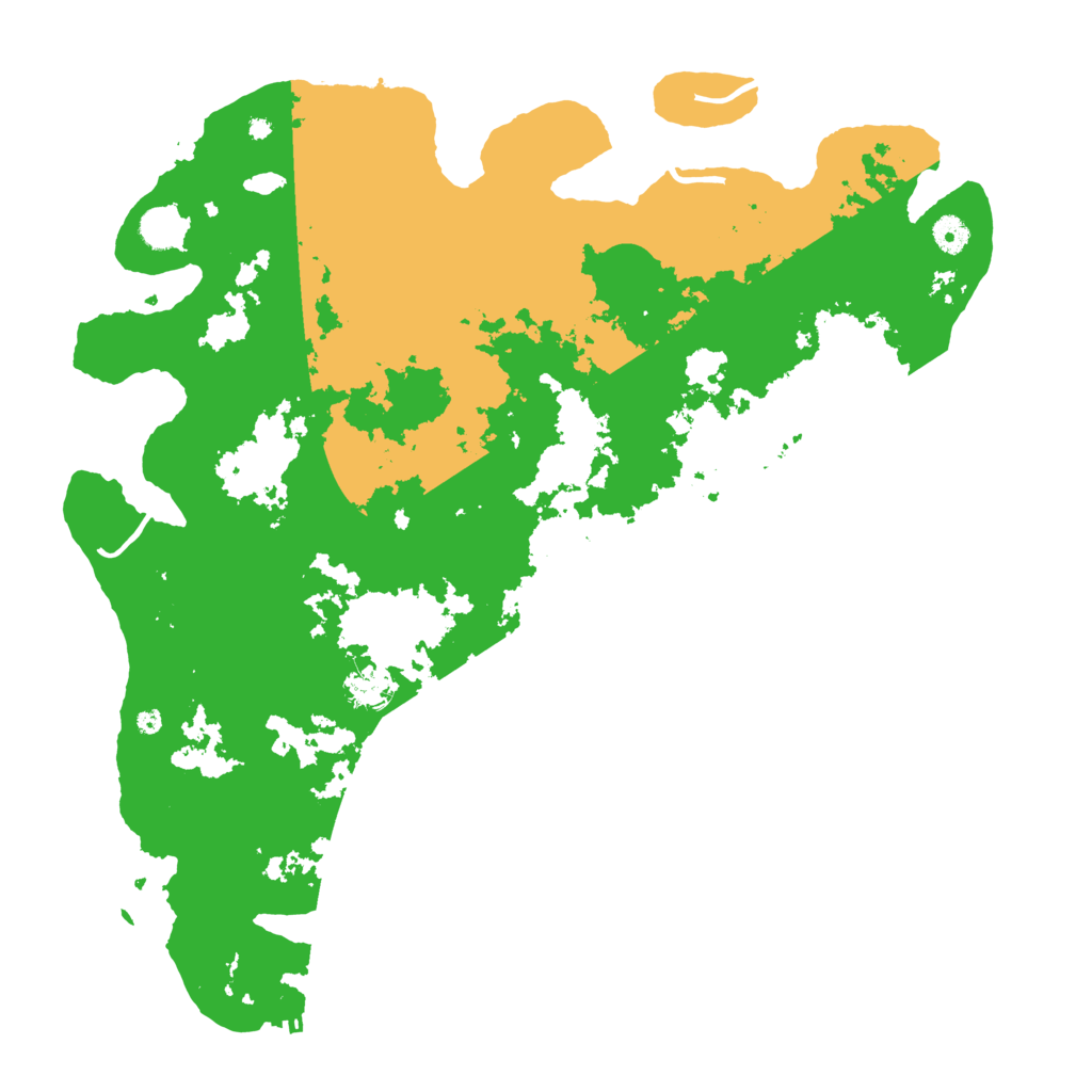 Biome Rust Map: Procedural Map, Size: 4500, Seed: 259757964