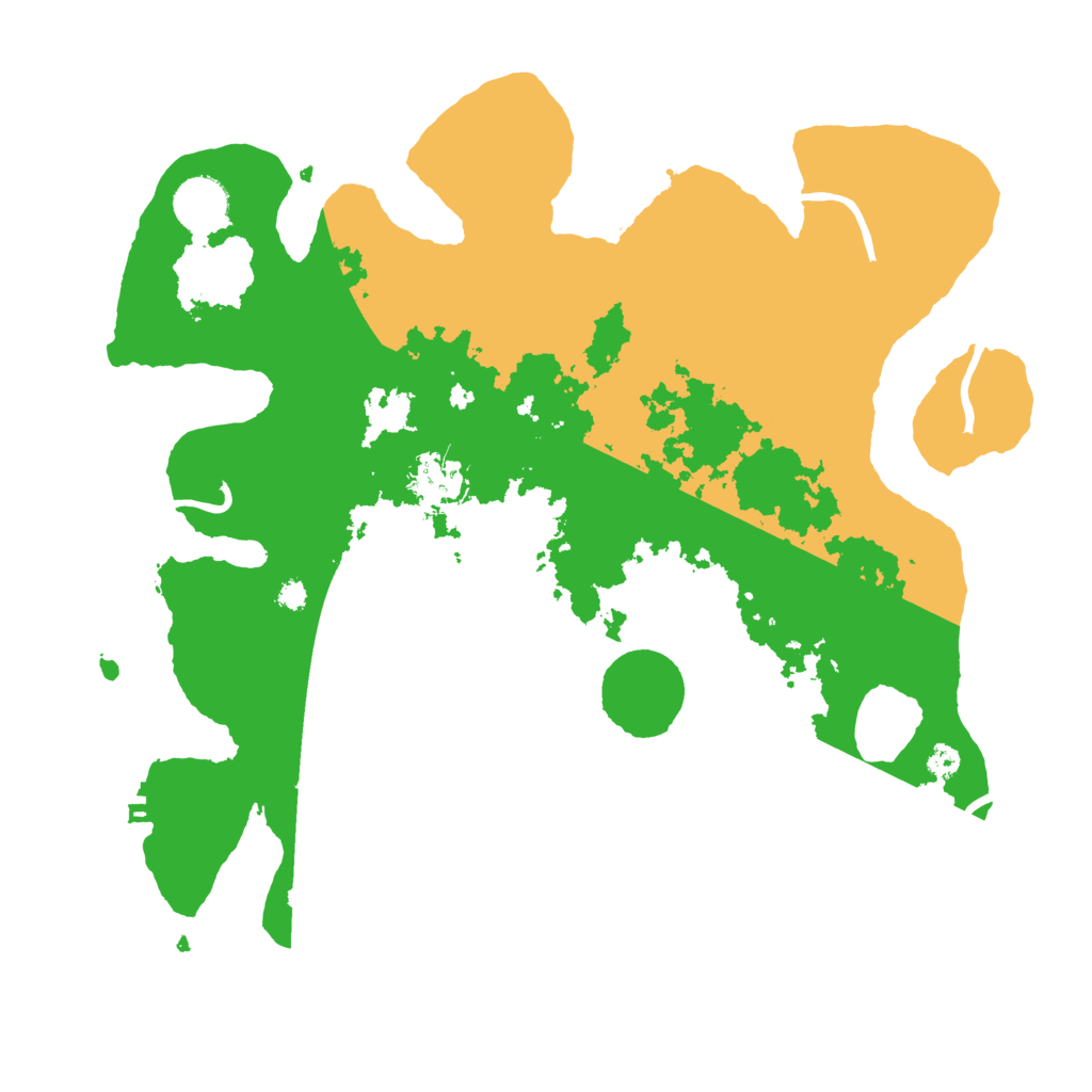 Biome Rust Map: Procedural Map, Size: 3500, Seed: 501313304