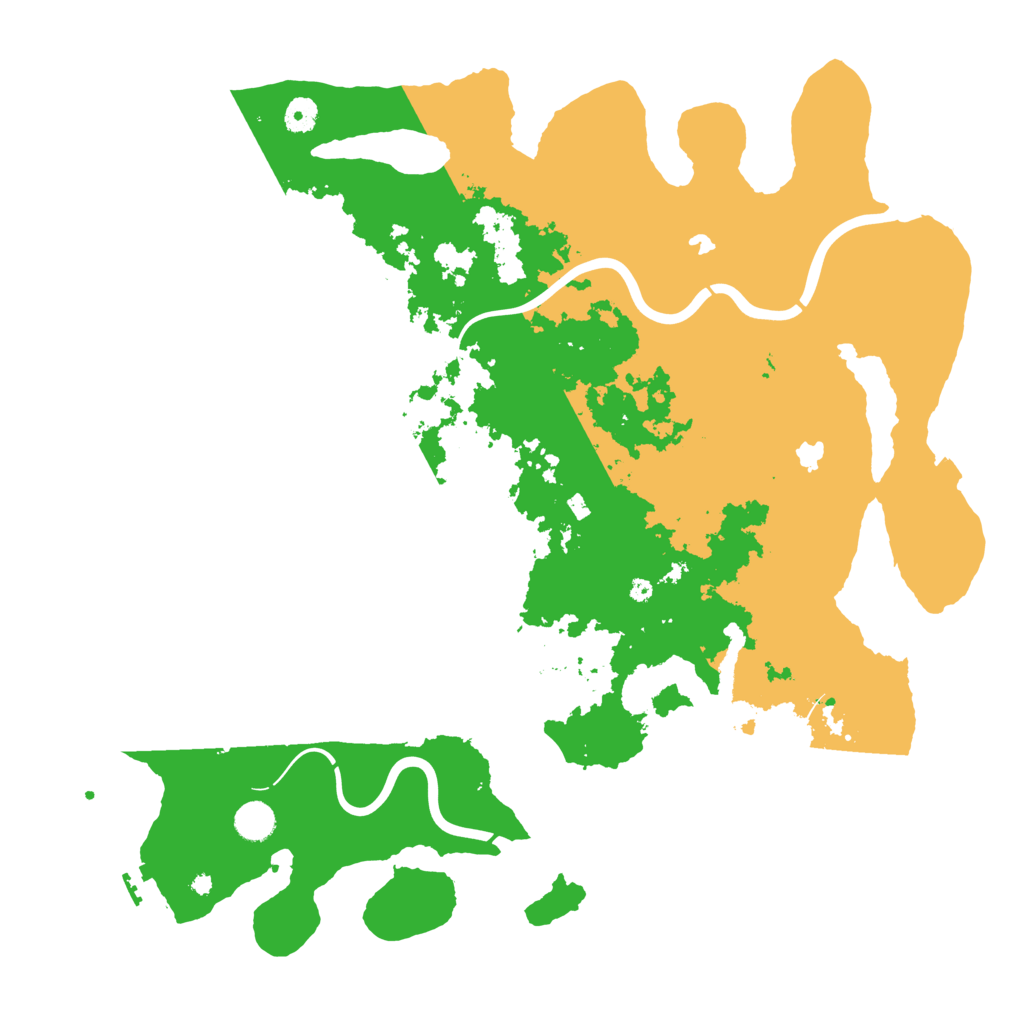 Biome Rust Map: Procedural Map, Size: 4500, Seed: 1161788359