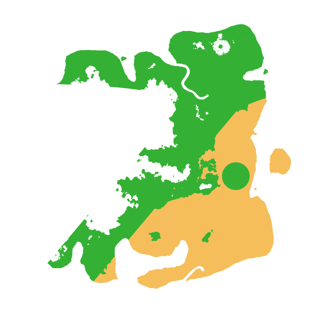Biome Rust Map: Procedural Map, Size: 3000, Seed: 1452815234