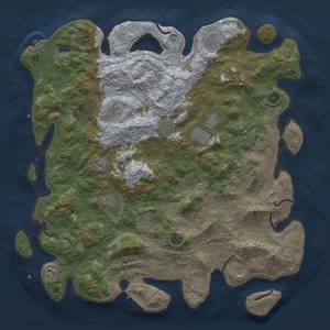 Thumbnail Rust Map: Procedural Map, Size: 4750, Seed: 399544860, 19 Monuments