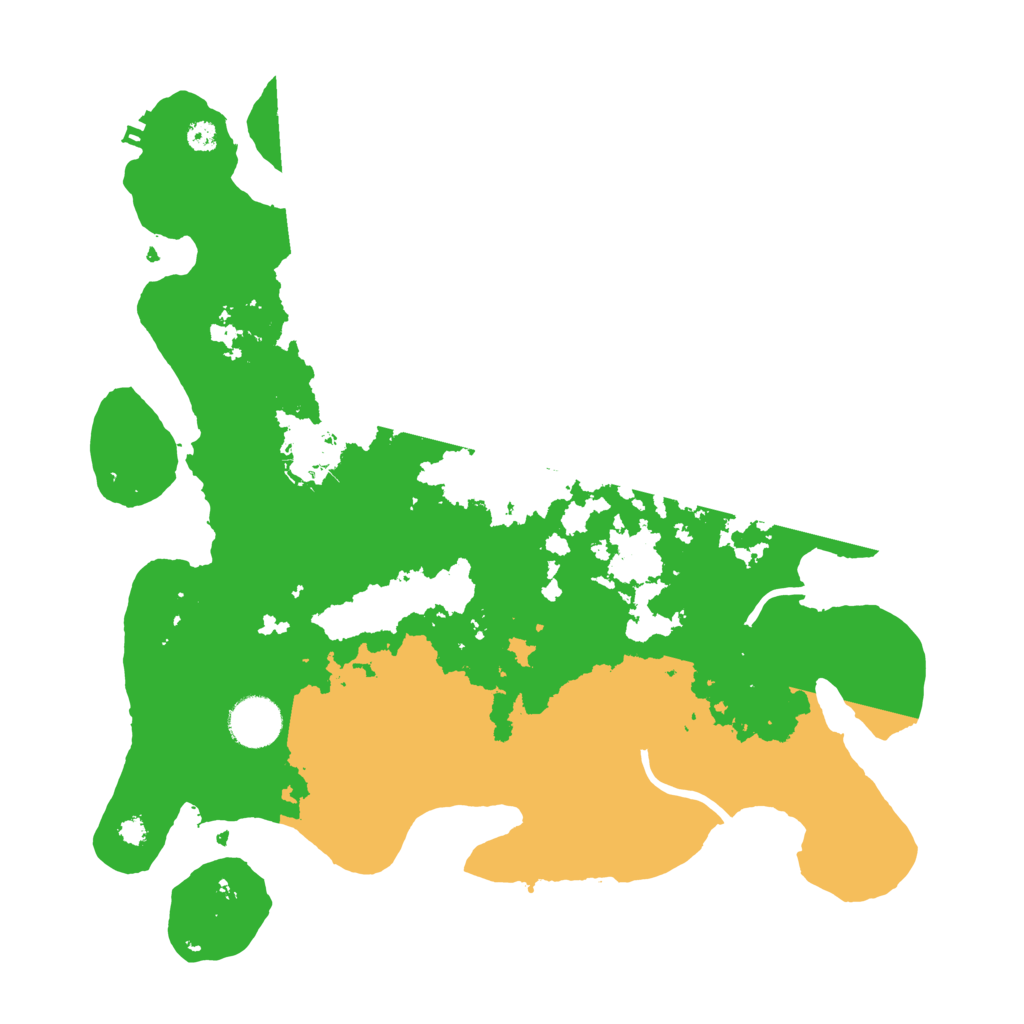 Biome Rust Map: Procedural Map, Size: 3500, Seed: 1127