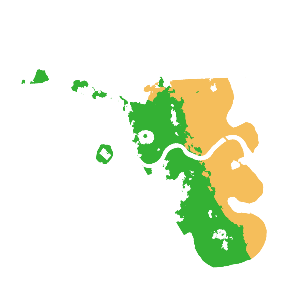 Biome Rust Map: Procedural Map, Size: 3000, Seed: 712763026