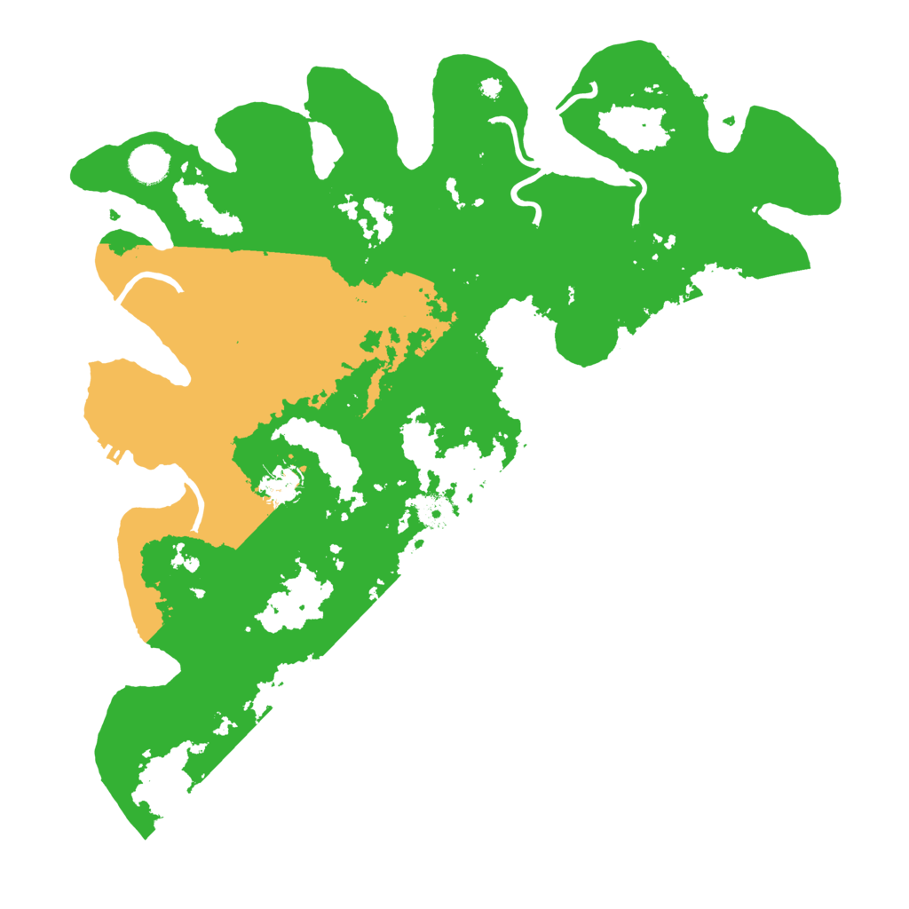 Biome Rust Map: Procedural Map, Size: 4000, Seed: 990236