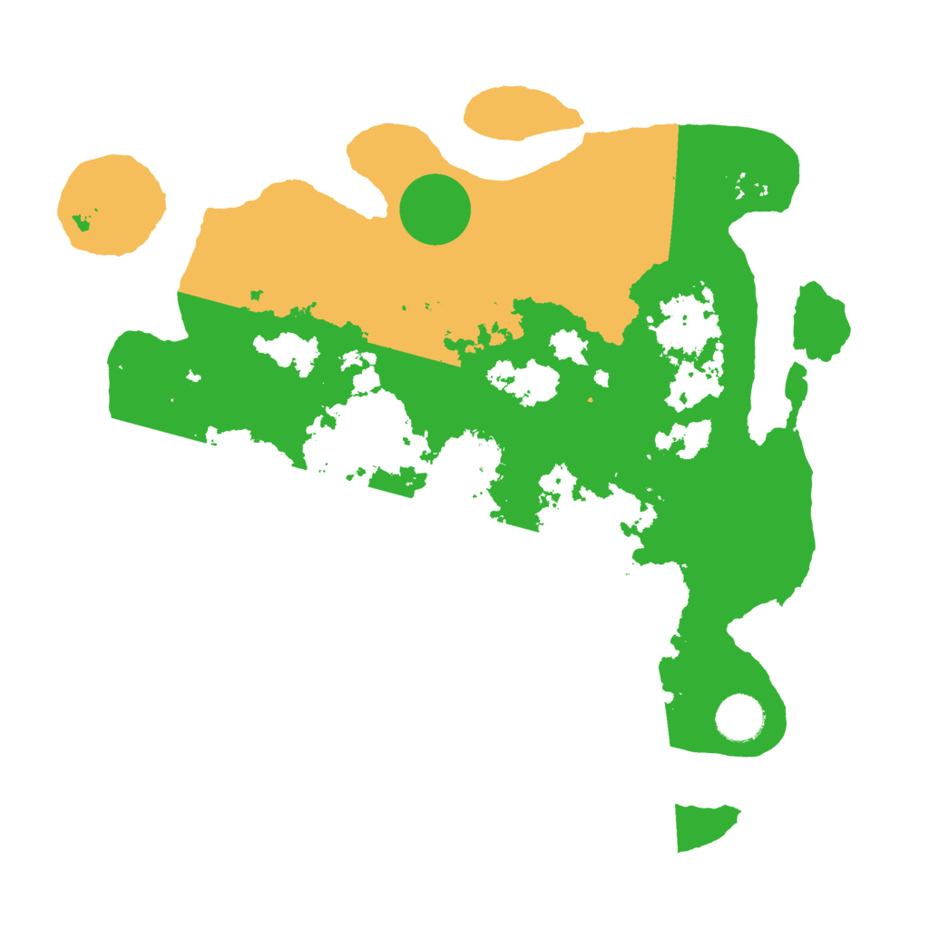 Biome Rust Map: Barren, Size: 3450, Seed: 57148532