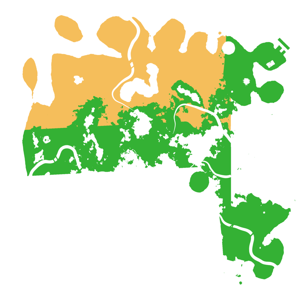 Biome Rust Map: Procedural Map, Size: 4250, Seed: 670113799