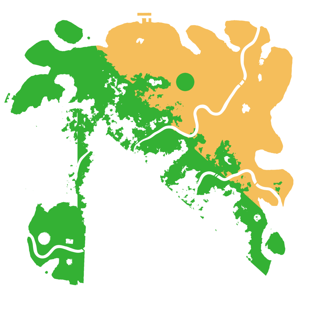 Biome Rust Map: Procedural Map, Size: 4500, Seed: 1980522251